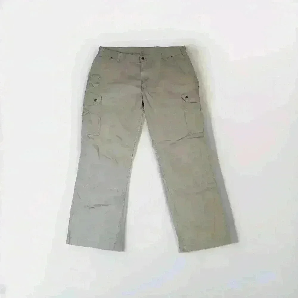 Carhartt B342DES Cargo Work Pant 42X32 Double Front Cotton Relaxed Fit 4432